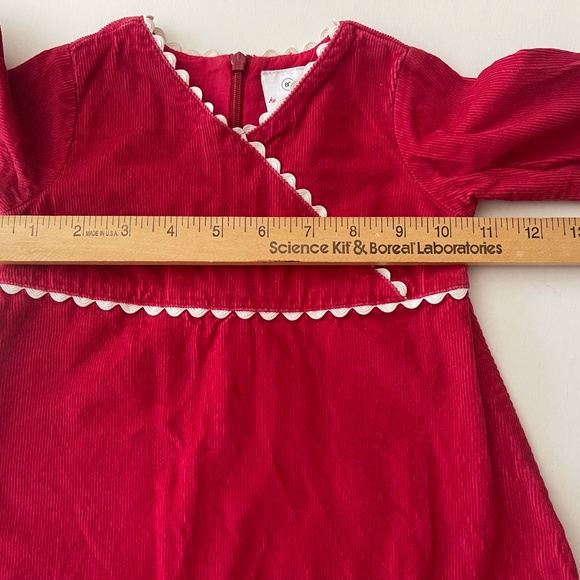 Hanna Andersson Red Corduroy Snowflake Dress - Picture 8 of 12